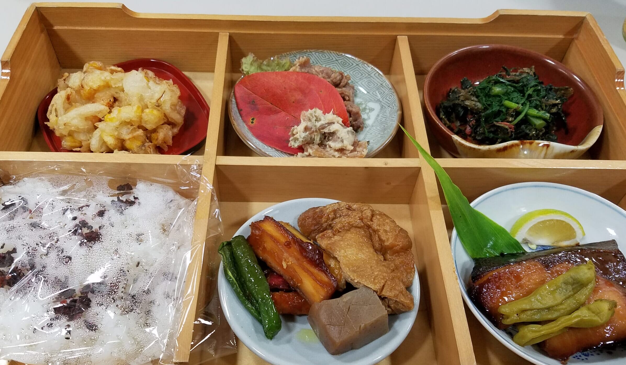 関ケ原近郊で秋に頂いたお弁当